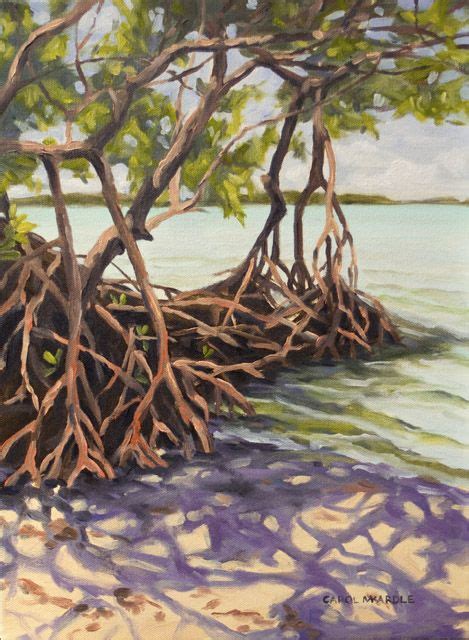 Mangrove | Caribbean art, Painting, Forest painting