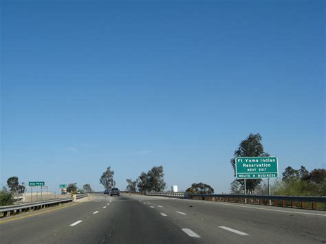 California @ AARoads - Interstate 8 West - Arizona state line to California 86