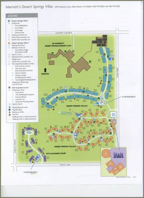 Marriott Desert Springs Villas Ii Property Map Map : Resume Examples