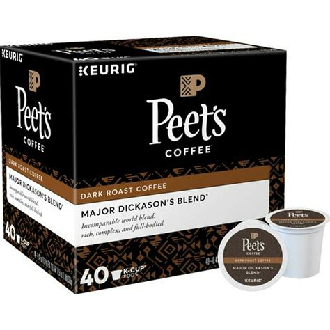 Peet's Coffee Major Dickason's Blend Keurig K-Cup Pods 40-Count - Walmart.com - Walmart.com