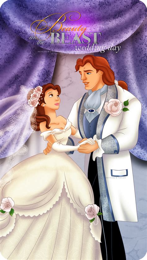 *BELLE & ADAM/THE BEAST ~ Beauty and the Beast - Wedding Day by tiffanyma… | Beauty and the ...