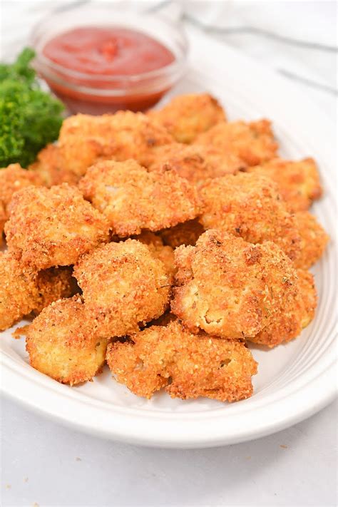 Keto Air Fryer Chicken Nuggets - Only 1 Net Carb Per Serving