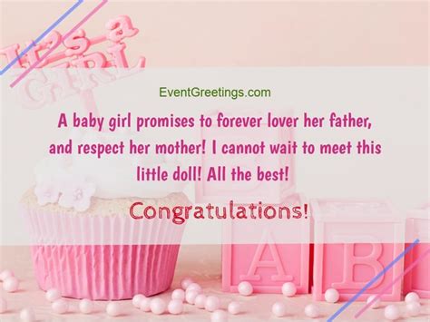 New Baby Girl Wishes, Quotes And Congratulation Messages