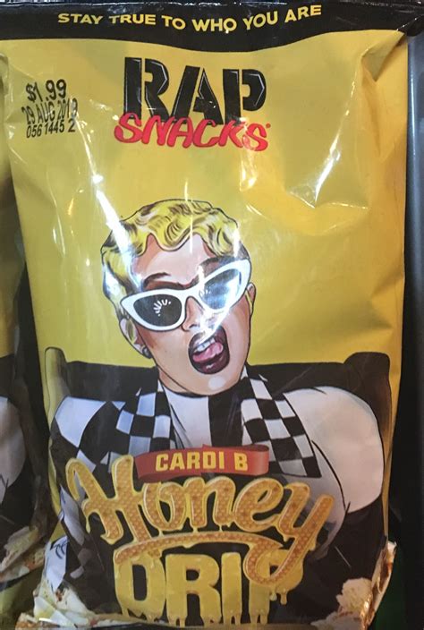 Rap Snacks Cardi B- Honey Drip/Spencer’s | Rap snacks, Cardi b, Rap