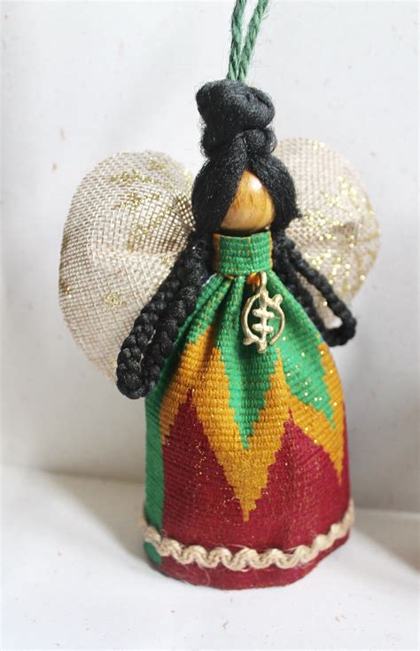 Kente Angel | Christmas ornaments, Holiday decor, Christmas decorations