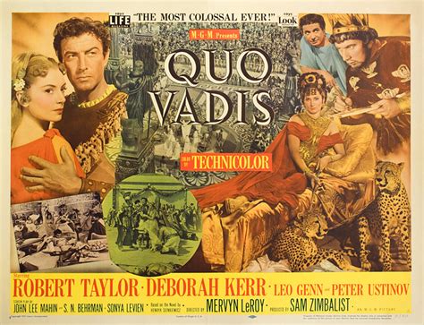 Quo Vadis Original 1951 U.S. Half Sheet Movie Poster - Posteritati ...