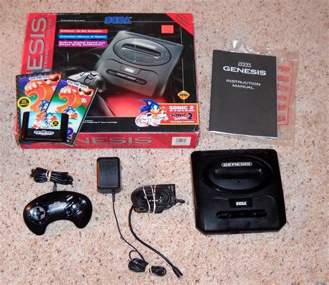 Sega Genesis --- Model 2 - Console Bundle --- Complete BOXED CIB - w ...