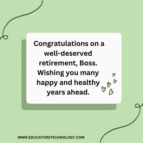 Best Retirement Wishes and Messages for Your Beloved Boss - Educators ...