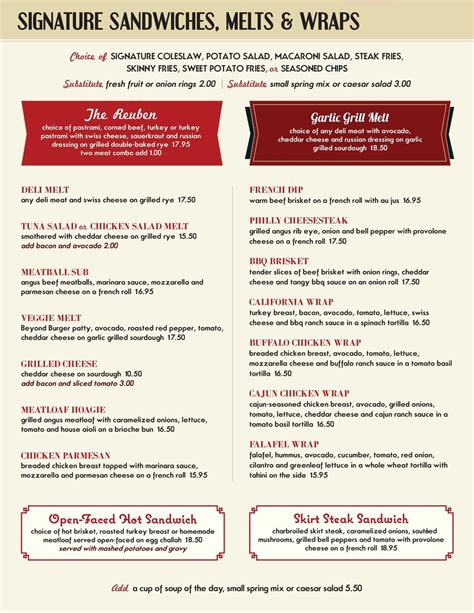 Online Menu of Agoura's Famous Deli Restaurant, Agoura Hills, California, 91301 - Zmenu