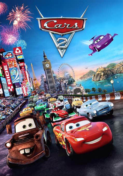 Disney Pixar Cars 2 Movie Poster