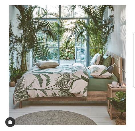 Botanical bedroom | Bohemian bedroom design, Tropical bedrooms, Tropical home decor