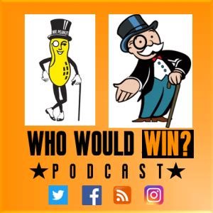 Monocle Madness! Mr. Peanut vs. Monopoly Man | Who Would Win? Cast