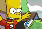Bart Simpson Skateboarding