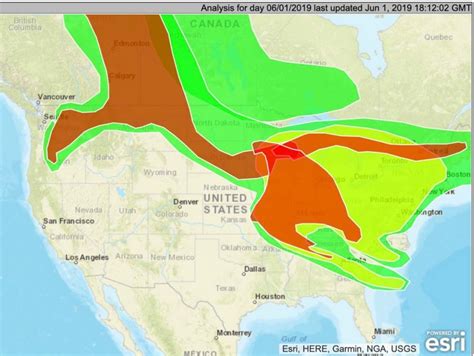 Canadian wildfire smoke spreads into the Eastern U.S. - Wildfire Today