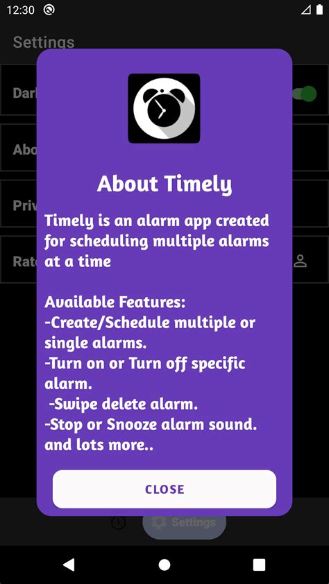 Timely Alarm Clock Application in Android Studio