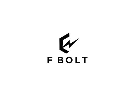 Premium Vector | F bolt logo design vector illustration