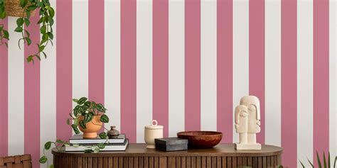 Intense Rose Gold Stripes wallpaper - Free shipping | Happywall