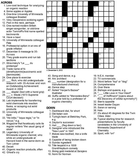 Easy Celebrity Crossword Puzzles Printable - Printable Boatload ...