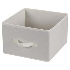 Canvas Storage Drawers - White: Amazon.co.uk: Kitchen & Home