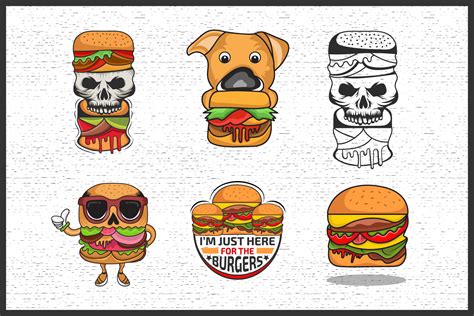 14 Burger graphic resource vector illustration By uniquesvg99 | TheHungryJPEG