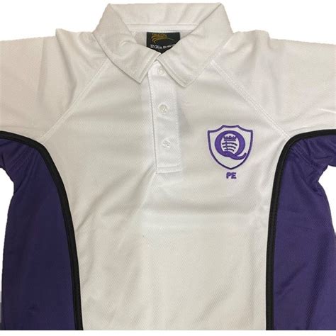 QUEENSMEAD PE POLO SHIRT WITH LOGO - Kevins Schoolwear