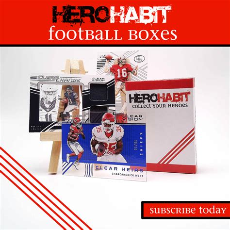 Hero Habit Football Box - A monthly trading card subscription