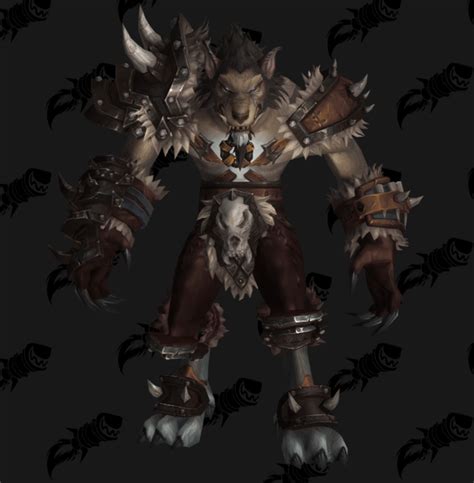 Mag'har heritage armor looks incredible on a worgen. : Transmogrification