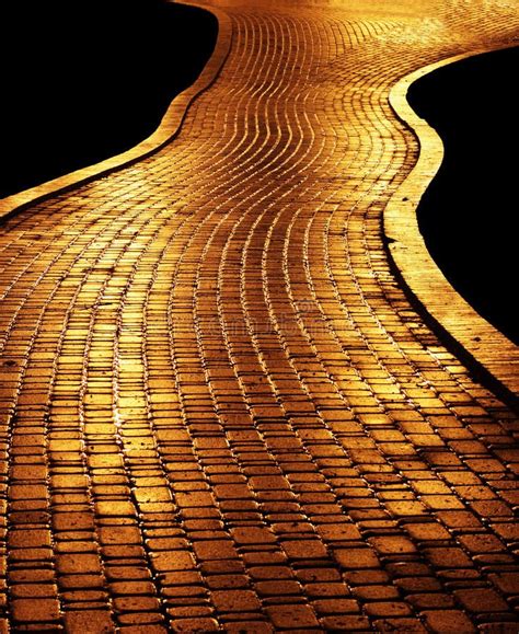 Golden path stock photo. Image of brick, economics, fortune - 22923882 ...