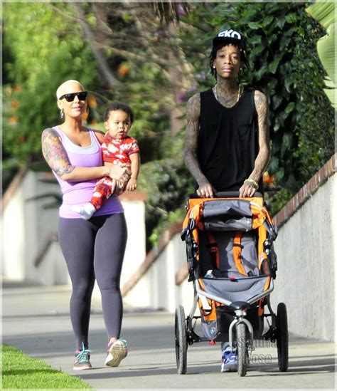 Wiz Khalifa On Family Outing – Sandra Rose