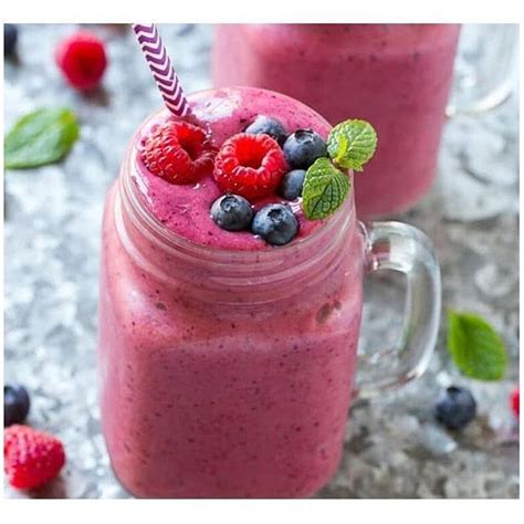 Mixed Berry Smoothie with Greek Yogurt Recipe | The Feedfeed