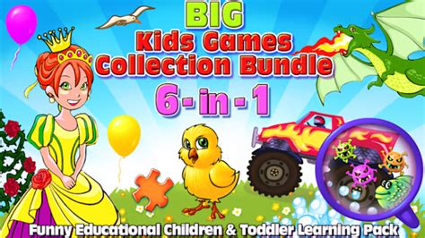 Big Kids Games Collection Bundle 6-in-1 now available on Switch ...