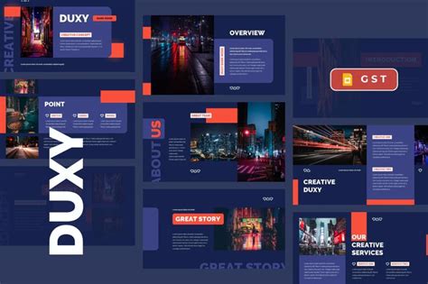 DUXY - Dark Mode Google Slides Template by inipagi on Envato Elements ...