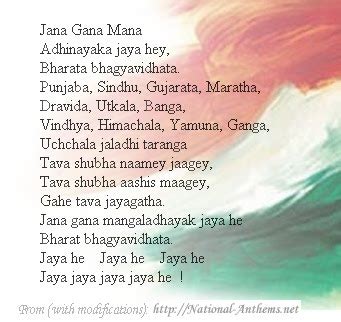 Indian Culture: National Anthem of India