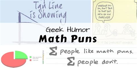 Get your Geek On with "Sum" Math Puns plus Friday Frivolity - Munofore