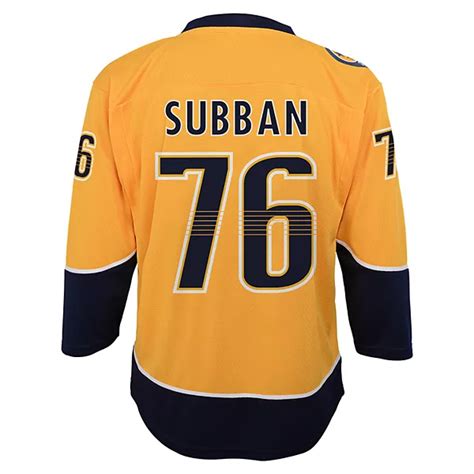 Boys 8-20 Nashville Predators P. K. Subban Replica Jersey