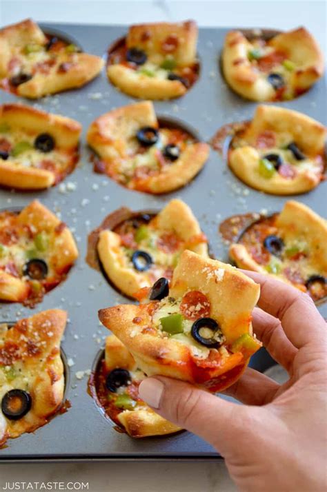 Easy Muffin Pan Pizza Cups - Just a Taste