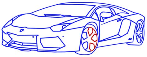 How To Draw A Sports Car Step By Step For Kids