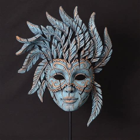 Venetian Carnival Mask - Teal | Venezianische masken, Venedig maske, Masken