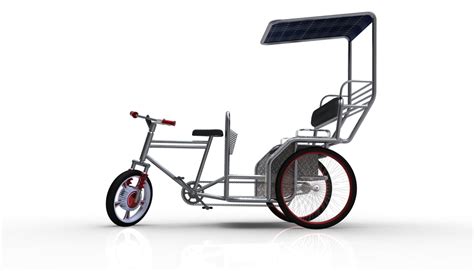 Re-design of Cycle Rickshaw for easy Ingress and Egress by Bharat J at Coroflot.com