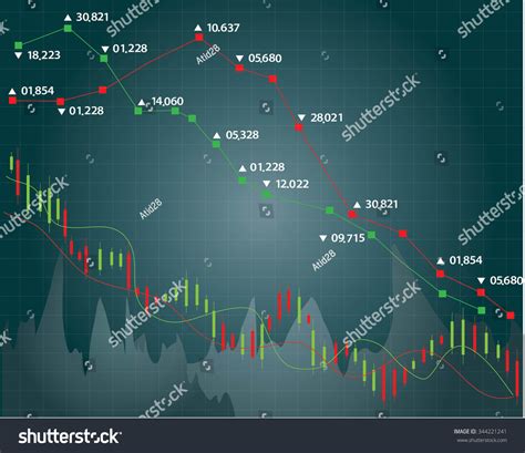 Stock Market Chart Stock Vector (Royalty Free) 344221241 | Shutterstock