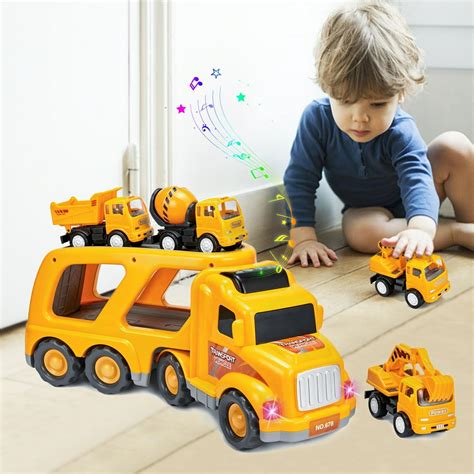 Construction Truck Toys for 3 Years Old Toddlers Child Kids Boys Cars ...