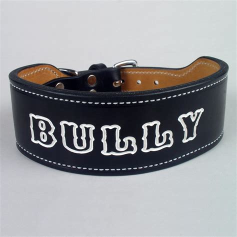 Personalized Leather Dog Collars - Custom Dog Collars