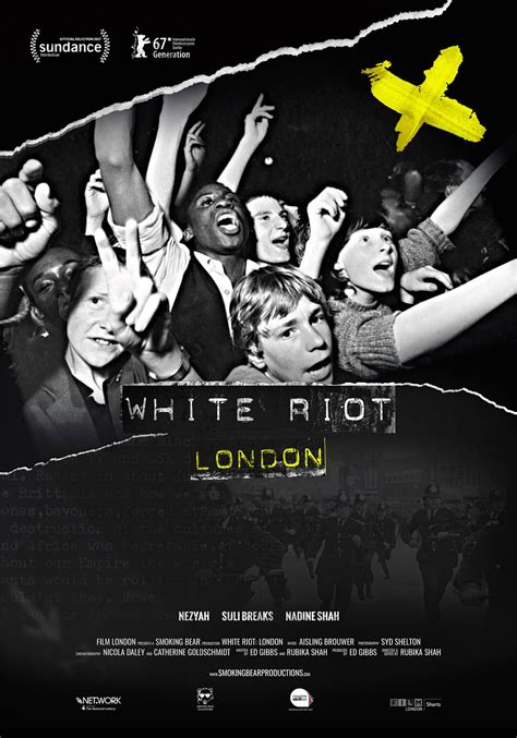 White Riot the Clash Movie Poster About the Rock Against Racism Concert ...