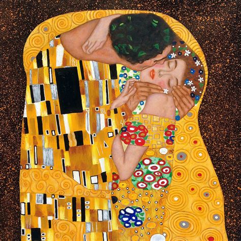 The Kiss - Modern - Paintings - by overstockArt | Houzz