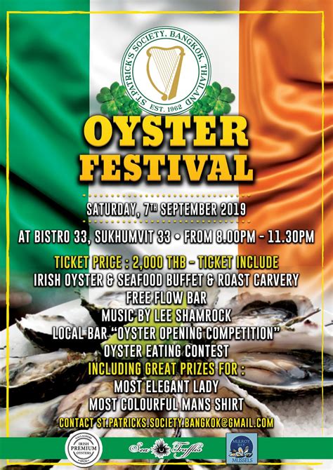 oyster festival bangok | www.stpatrickssociety.com