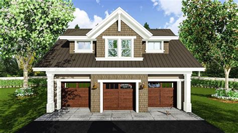 Plan 14631RK: 3 Car Garage Apartment with Class | Carriage house plans ...