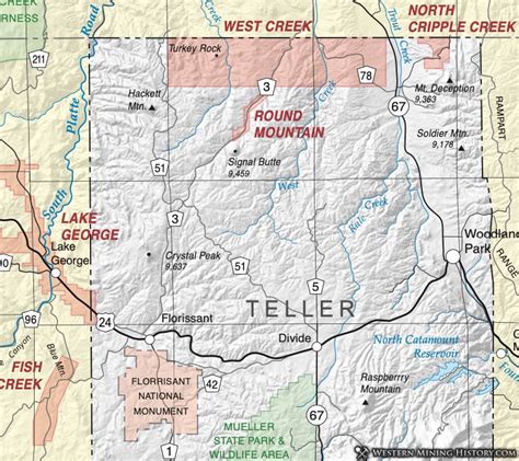 Teller County Colorado Mining Districts – Western Mining History