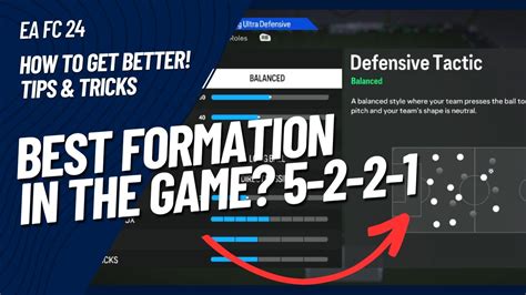 EA SPORTS FC 24 BEST FORMATION IN THE GAME! 5-2-2-1 BEST CUSTOM TACTICS ...