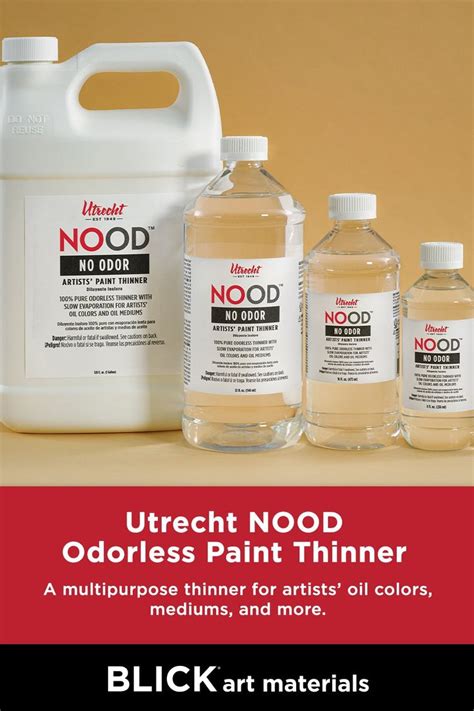 Utrecht NOOD Odorless Paint Thinner | BLICK Art Materials | Paint thinner, Painting, Art materials