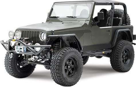 Smittybilt 76631 SRC Side Armor in Textured Black for 87-06 Jeep ...